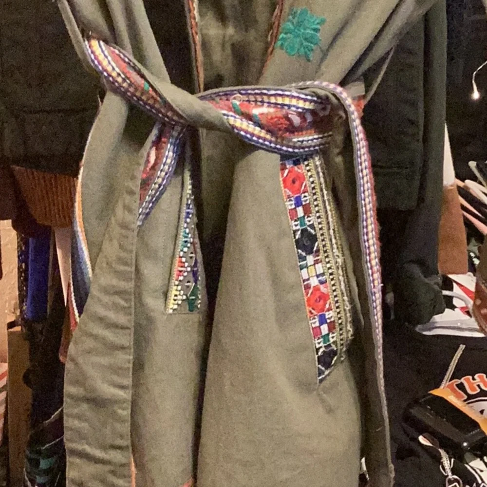 XS ZARA WOMEN ARMY GREEN GORGEOUS JACKET ARMY GREEN/COLORS - Picture 2 of 9